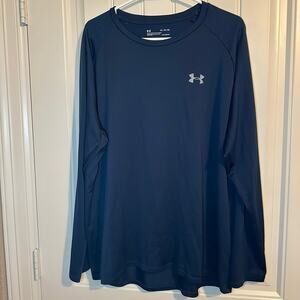 Under Armour long sleeve navy blue heat gear performance shirt men’s size XL